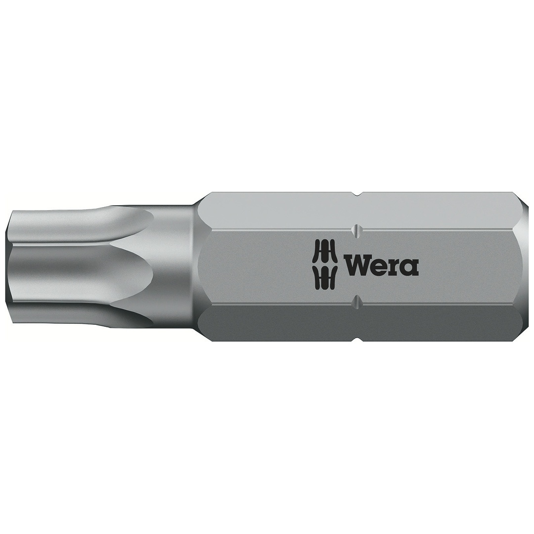 Wera 867/1 1/4 Bit mit Bohrung IPR TX, Länge 25 mm, 30 IPR