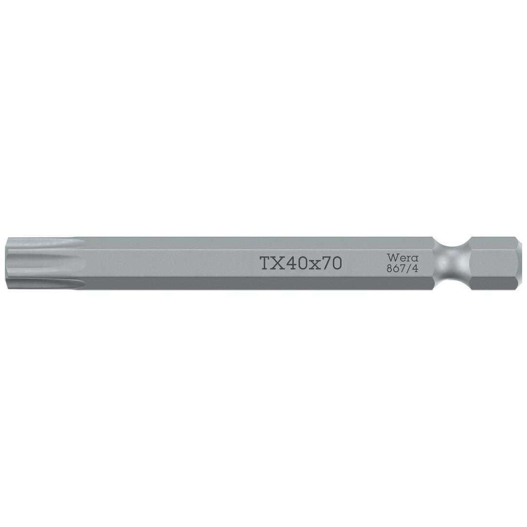 Wera 867/4 Z TX 1/4 BitBit, Länge 70 mm, TX 15