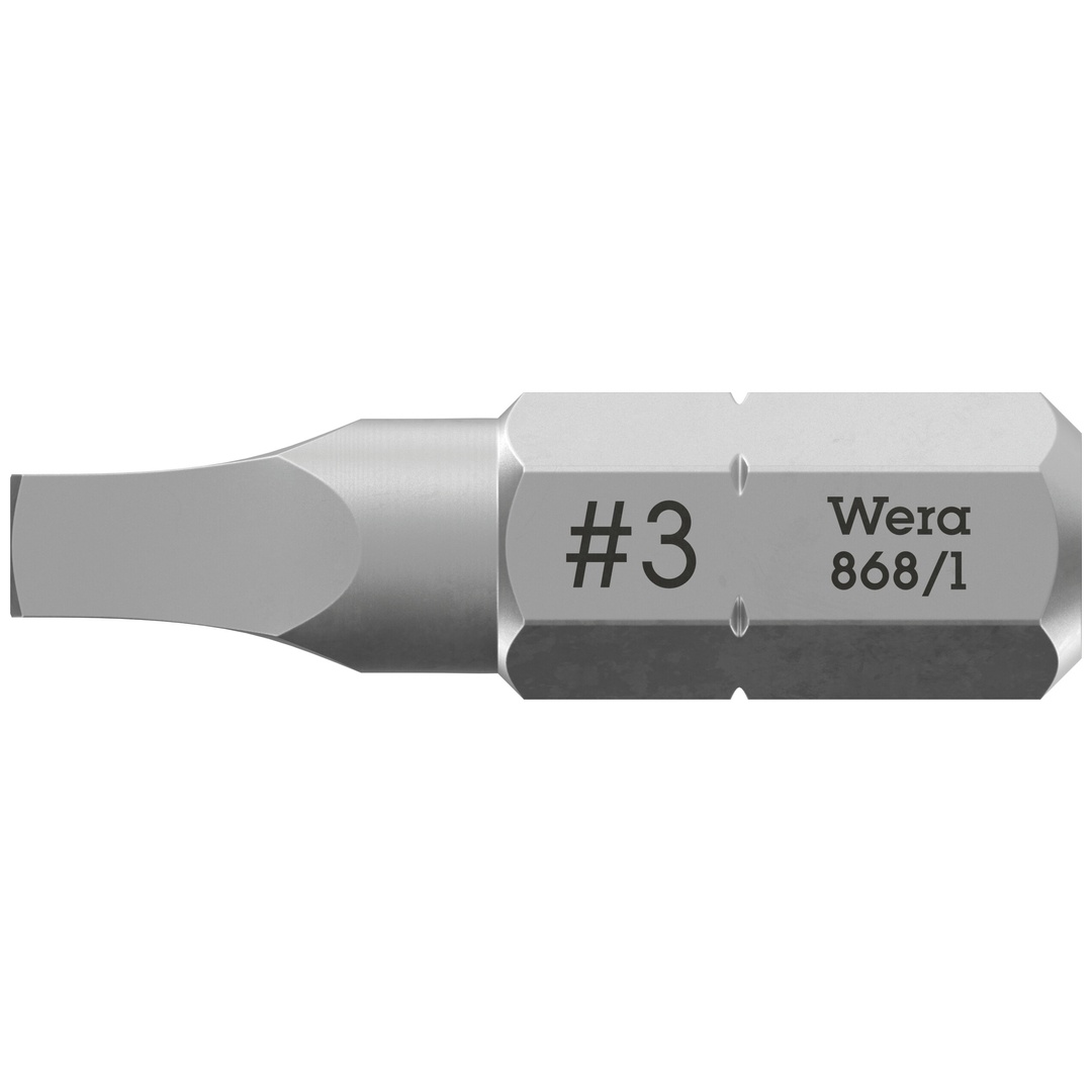 Wera 868/1 Z Innenvierkant Bits, # 3 x 25 mm