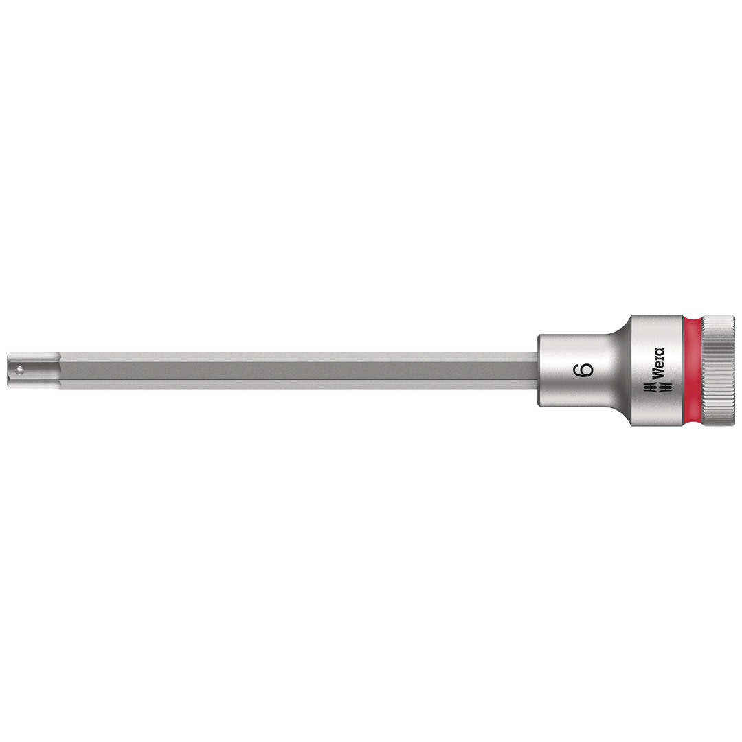 Wera 8740 C HF Zyklop Bitnuss mit 1/2-Antrieb mit Haltefunktion, 6 x 140 mm