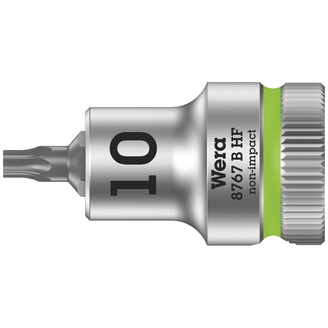 Wera 8767 B HF TX Zyklop Bitnuss mit 3/8-Antrieb, mit Haltefunktion, TX 10 x 35 mm