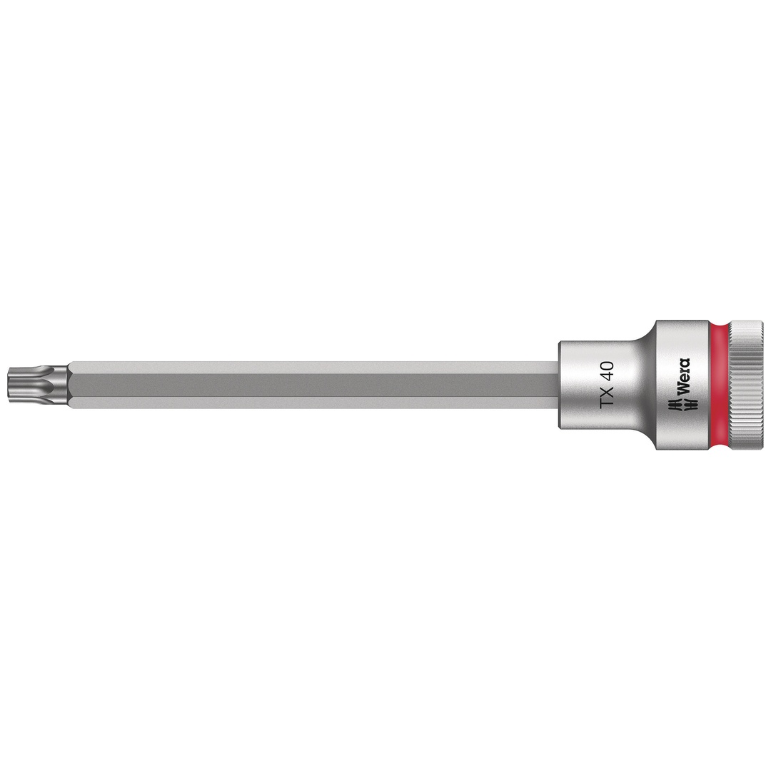 Wera 8767 C HF TX Zyklop Bitnuss mit 1/2-Antrieb mit Haltefunktion, TX 40 x 140 mm