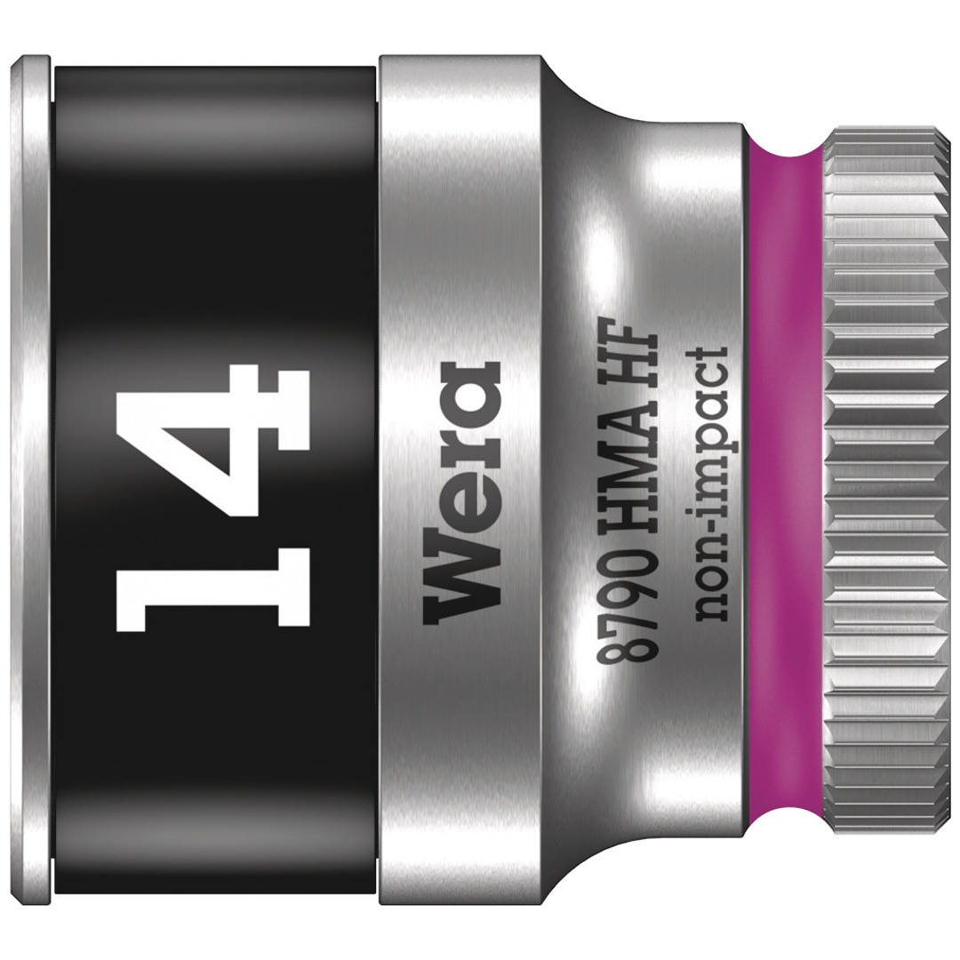 Wera 8790 HMA HF Zyklop-Steckschlüsseleinsatz mit 1/4-Antrieb mit Haltefunktion, 14 x 23 mm