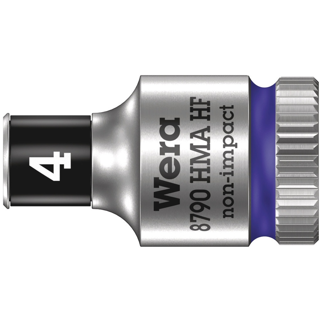 Wera 8790 HMA HF Zyklop-Steckschlüsseleinsatz mit 1/4-Antrieb mit Haltefunktion, 4 x 23 mm