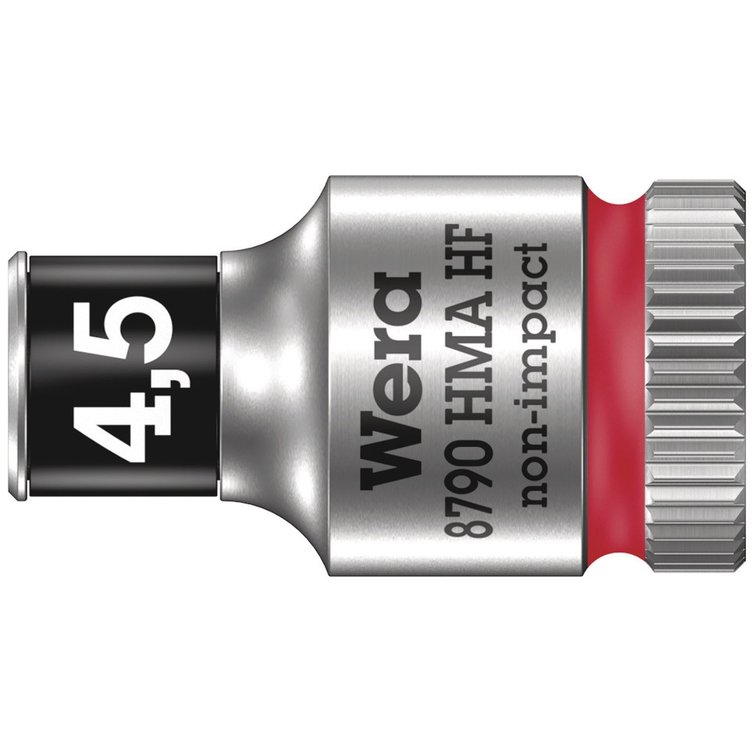 Wera 8790 HMA HF Zyklop-Steckschlüsseleinsatz mit 1/4-Antrieb mit Haltefunktion, 4,5 x 23 mm