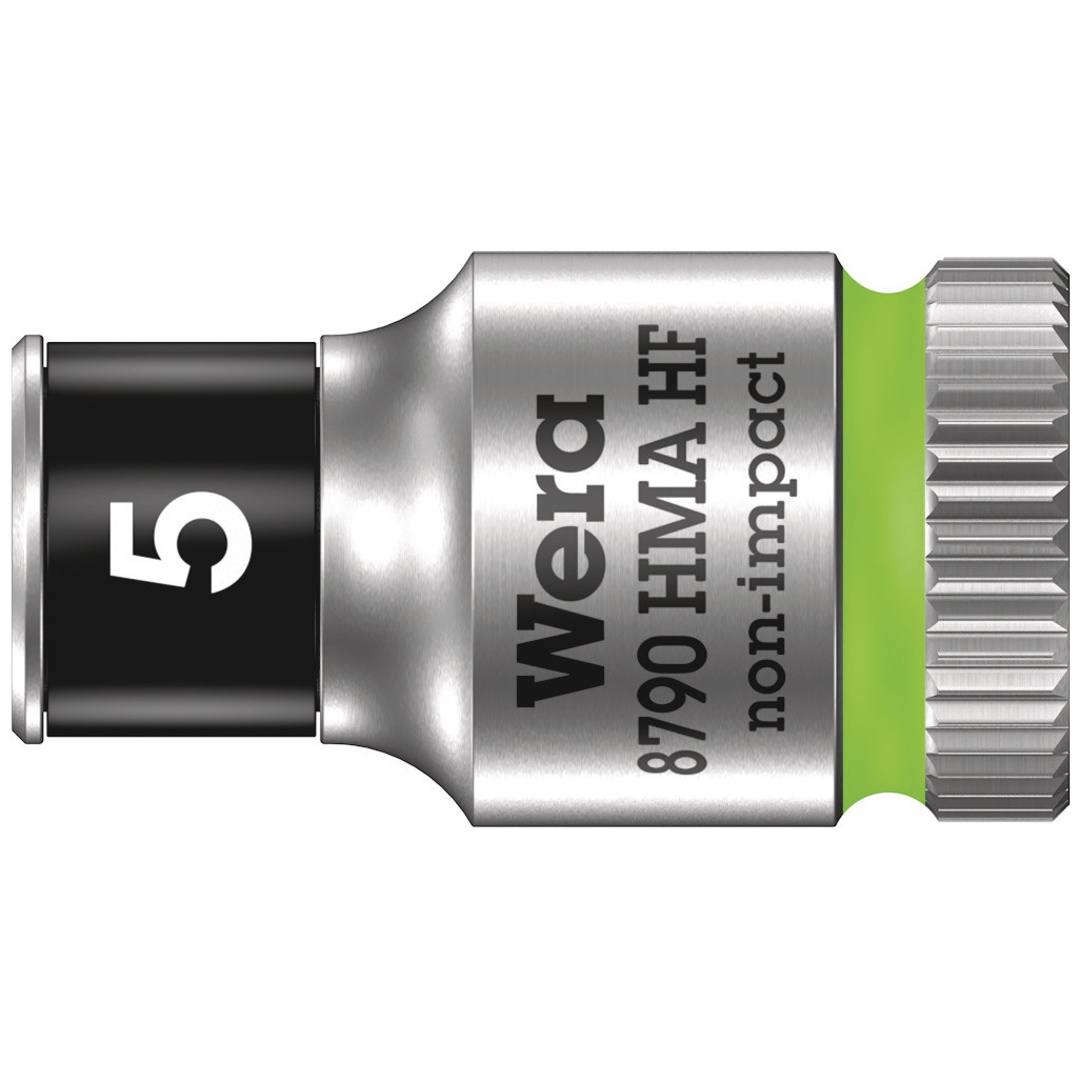 Wera 8790 HMA HF Zyklop-Steckschlüsseleinsatz mit 1/4-Antrieb mit Haltefunktion, 5 x 23 mm