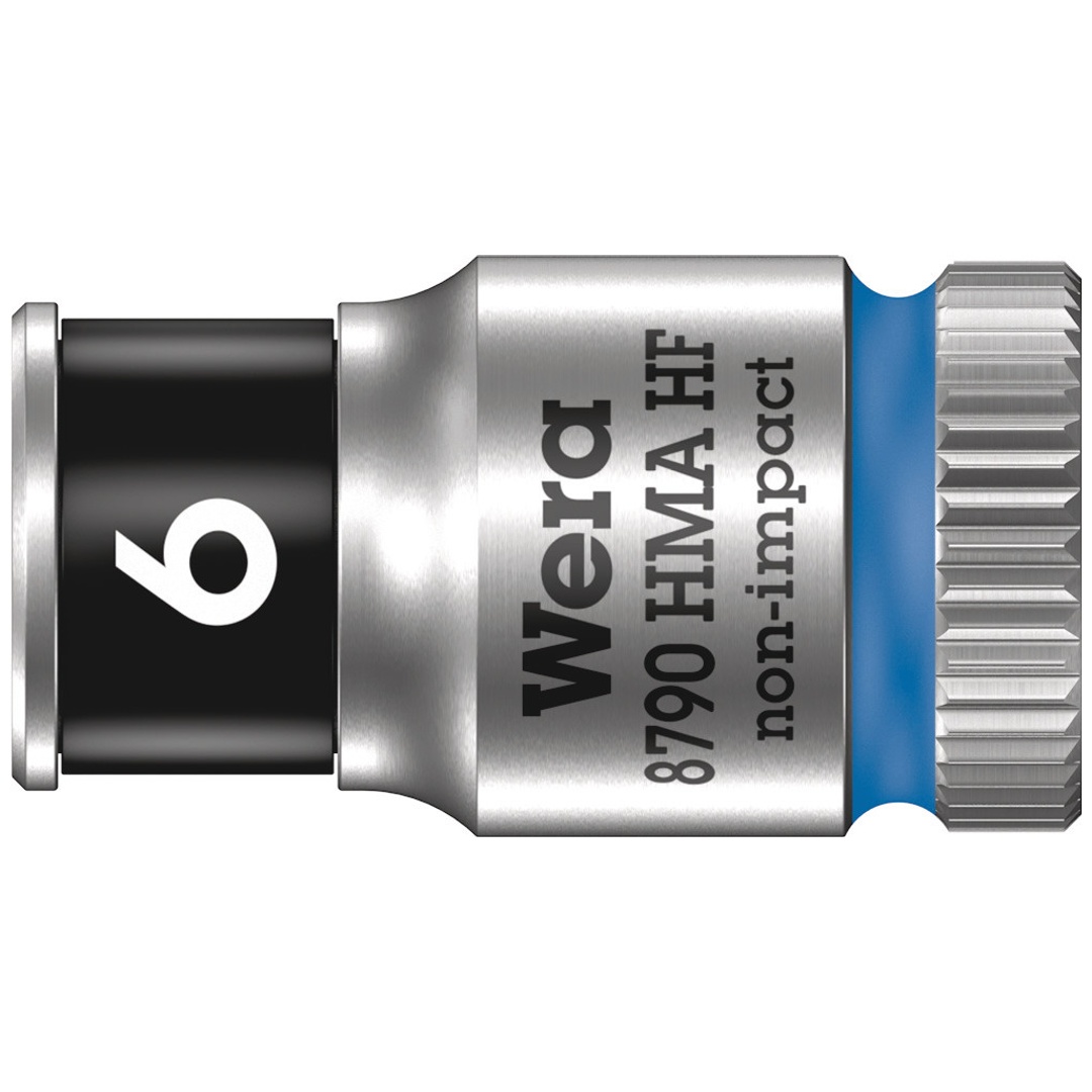 Wera 8790 HMA HF Zyklop-Steckschlüsseleinsatz mit 1/4-Antrieb mit Haltefunktion, 6 x 23 mm