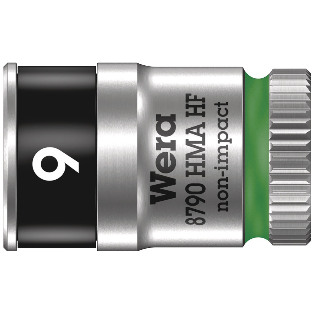 Wera 8790 HMA HF Zyklop-Steckschlüsseleinsatz mit 1/4-Antrieb mit Haltefunktion, 9 x 23 mm