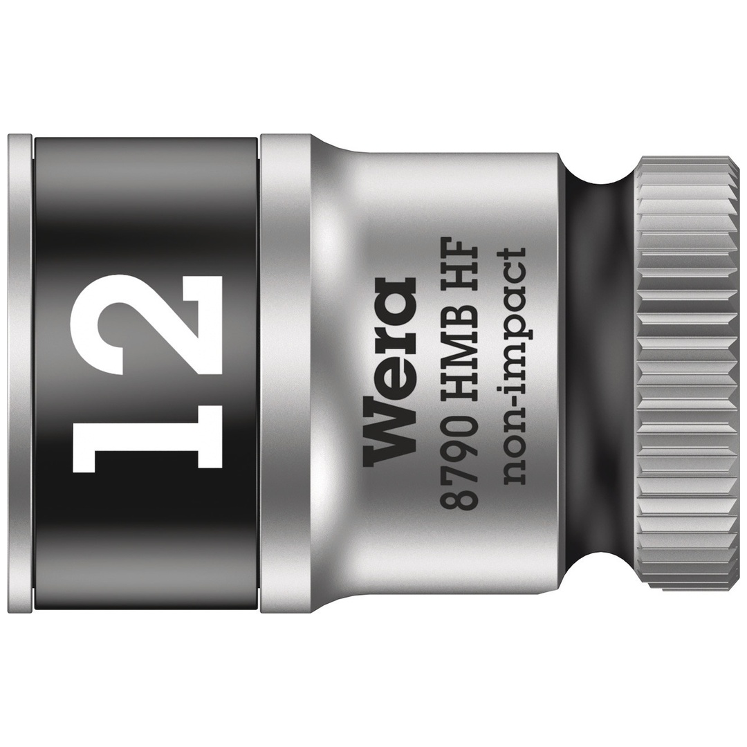 Wera 8790 HMB HF Zyklop-Steckschlüsseleinsatz mit 3/8-Antrieb mit Haltefunktion, 12 x 29 mm
