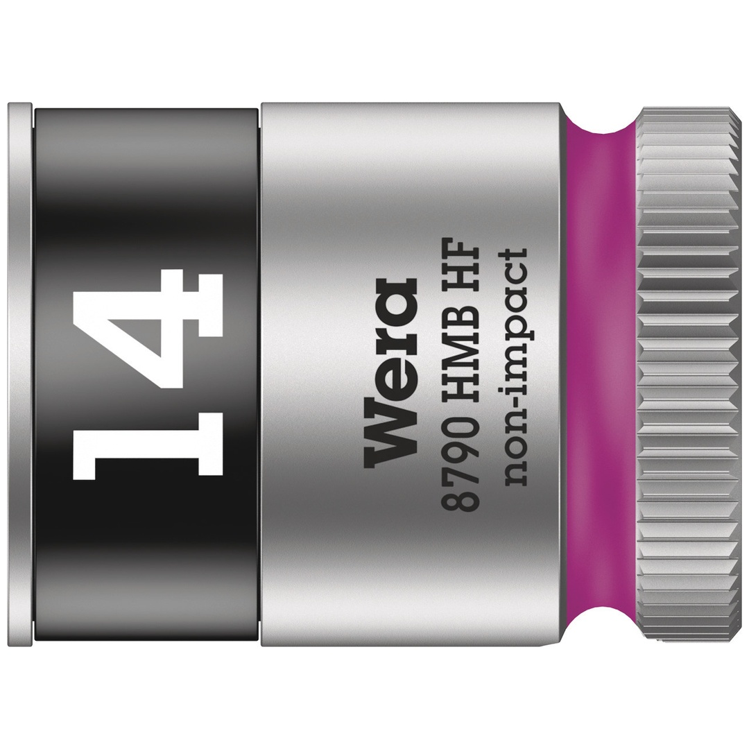 Wera 8790 HMB HF Zyklop-Steckschlüsseleinsatz mit 3/8-Antrieb mit Haltefunktion, 14 x 29 mm