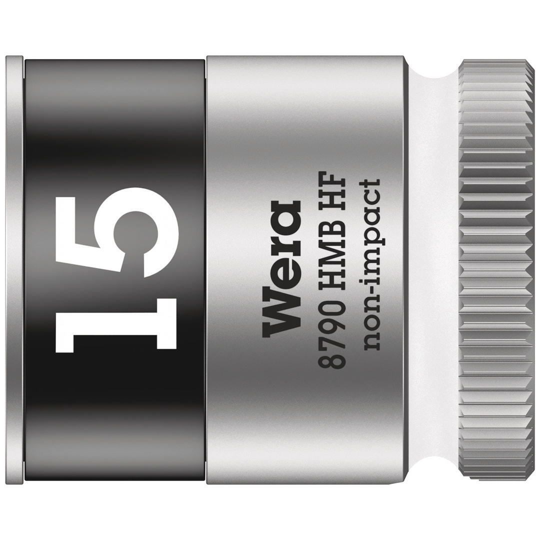 Wera 8790 HMB HF Zyklop-Steckschlüsseleinsatz mit 3/8-Antrieb mit Haltefunktion, 15 x 29 mm