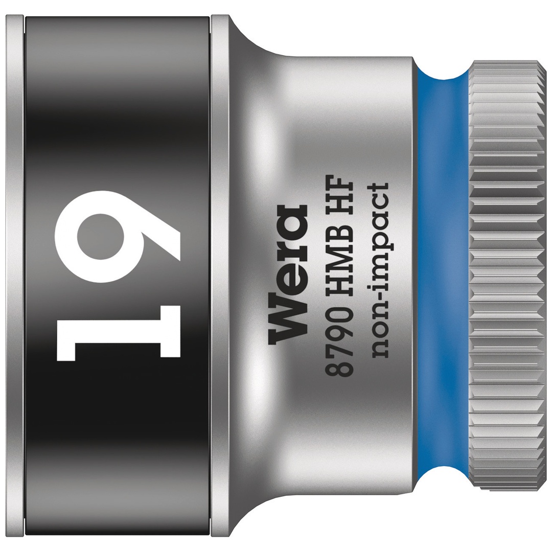 Wera 8790 HMB HF Zyklop-Steckschlüsseleinsatz mit 3/8-Antrieb mit Haltefunktion, 19 x 29 mm