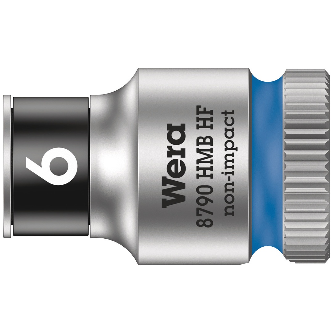 Wera 8790 HMB HF Zyklop-Steckschlüsseleinsatz mit 3/8-Antrieb mit Haltefunktion, 6 x 29 mm