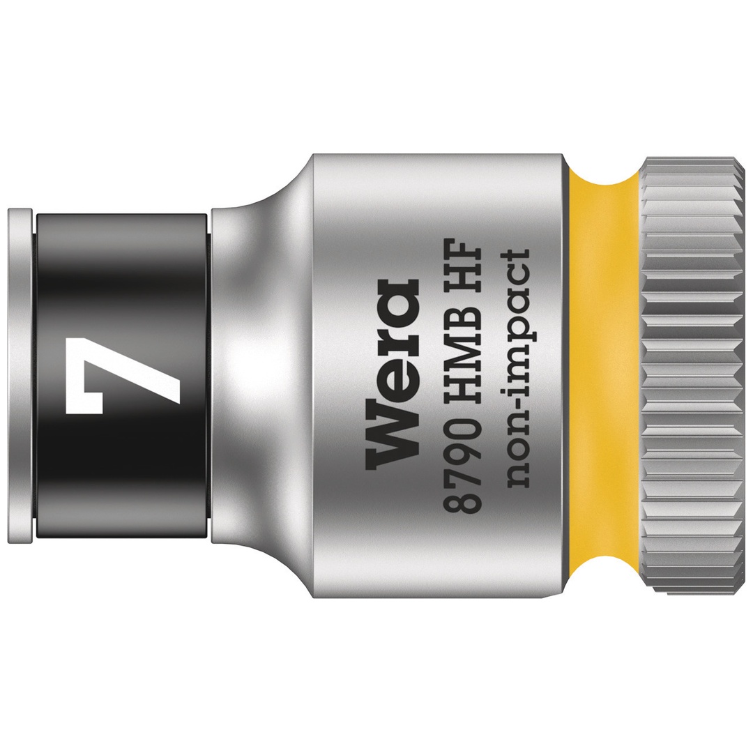 Wera 8790 HMB HF Zyklop-Steckschlüsseleinsatz mit 3/8-Antrieb mit Haltefunktion, 7 x 29 mm