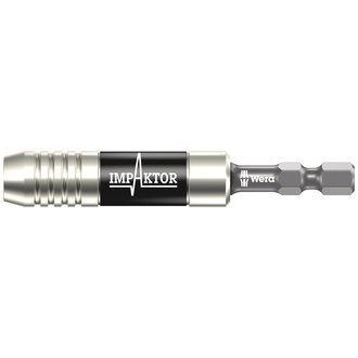 Wera 897/4 IMP Impaktor Halter mit Sprengring und Magnet, 1/4" x 75 mm