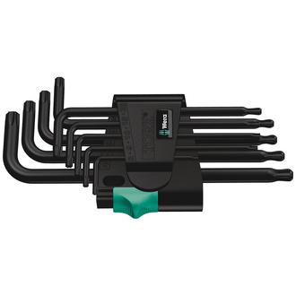 Wera 967/9 TX 1 Winkelschlüsselsatz, BlackLaser, 9-tlg.