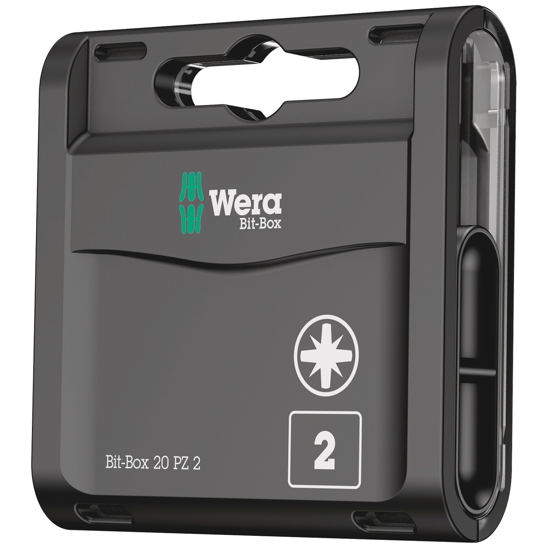 Wera Bit-Box 20 PZ, PZ 2 x 25 mm, 20-tlg.