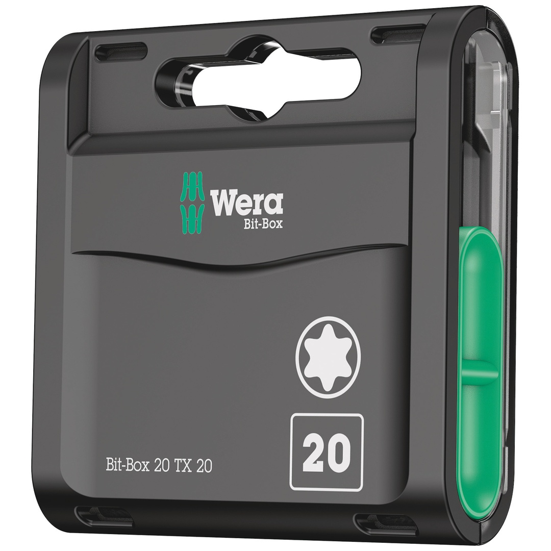 Wera Bit-Box 20 TX 1/4 BitBit, Länge 25 mm, TX 20 20er-Pack