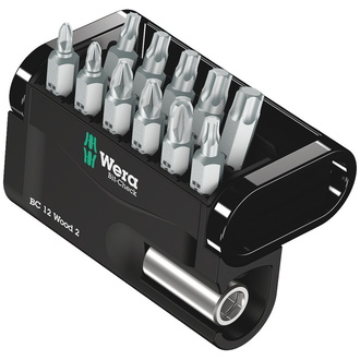 Wera Bit-Check 12 Wood 2, 12-tlg.
