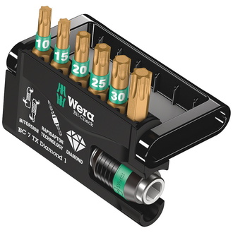 Wera Bit-Check 7 TX Diamond 1, 7-tlg.