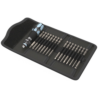 Wera Kraftform Kompakt 60, Edelstahl, Imperial, 17-tlg.
