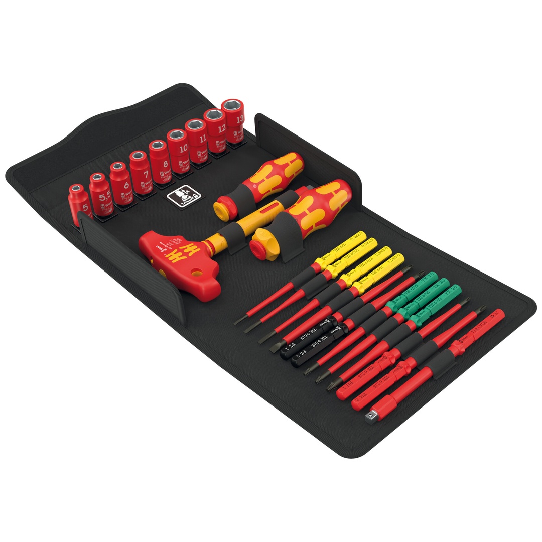 Wera Kraftform Kompakt VDE 24 Allrounder Set 1, 25-tlg.