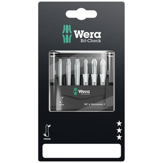 Wera Bit-Check 6 Universal 2 SB, 6-tlg.