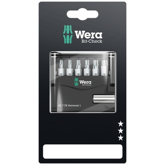 Wera Bit-Check 7 TX Universal 1 SB, 7-tlg.