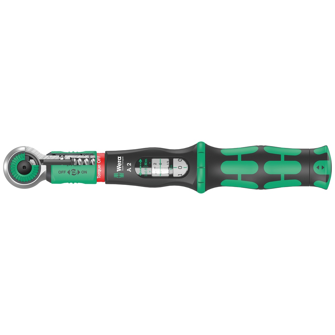 Wera Safe-Torque A 2 Drehmomentschlüssel mit 1/4-Sechskantantrieb, 2-12 Nm, 2-12 Nm
