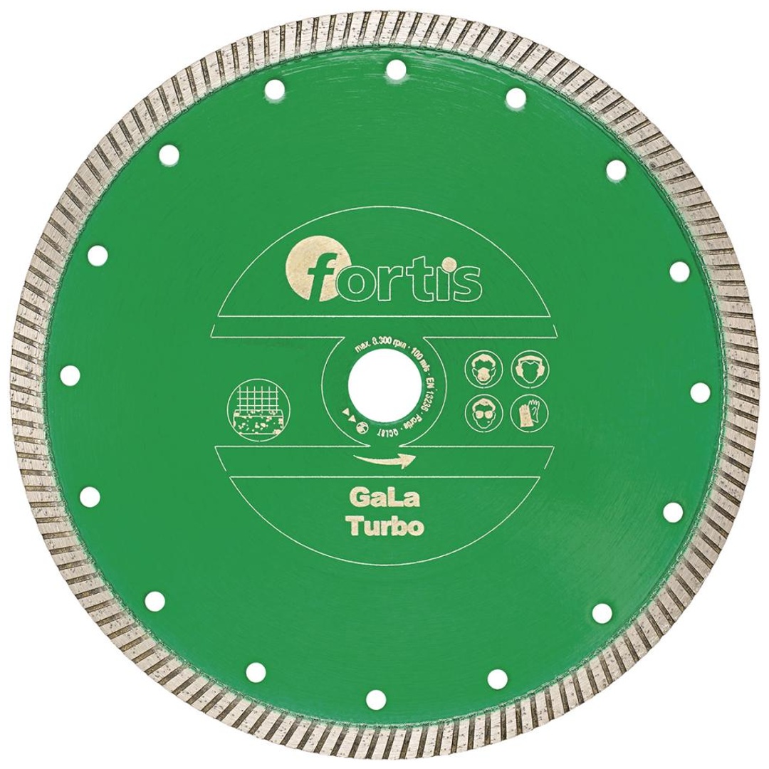 Fortis Diamant-Trennscheibe GaLa Turbo Ø 230 mm mit Turbosegment 10 mm Bohrung 22,2 mm