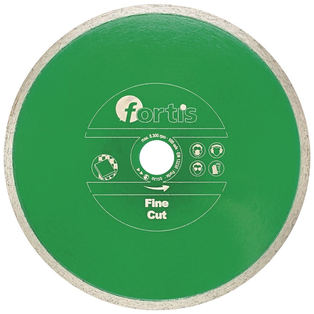 Fortis Diamant-Trennscheibe Fine Cut Ø 180 mm Segmenthöhe 8 mm Bohrung 25,4 mm