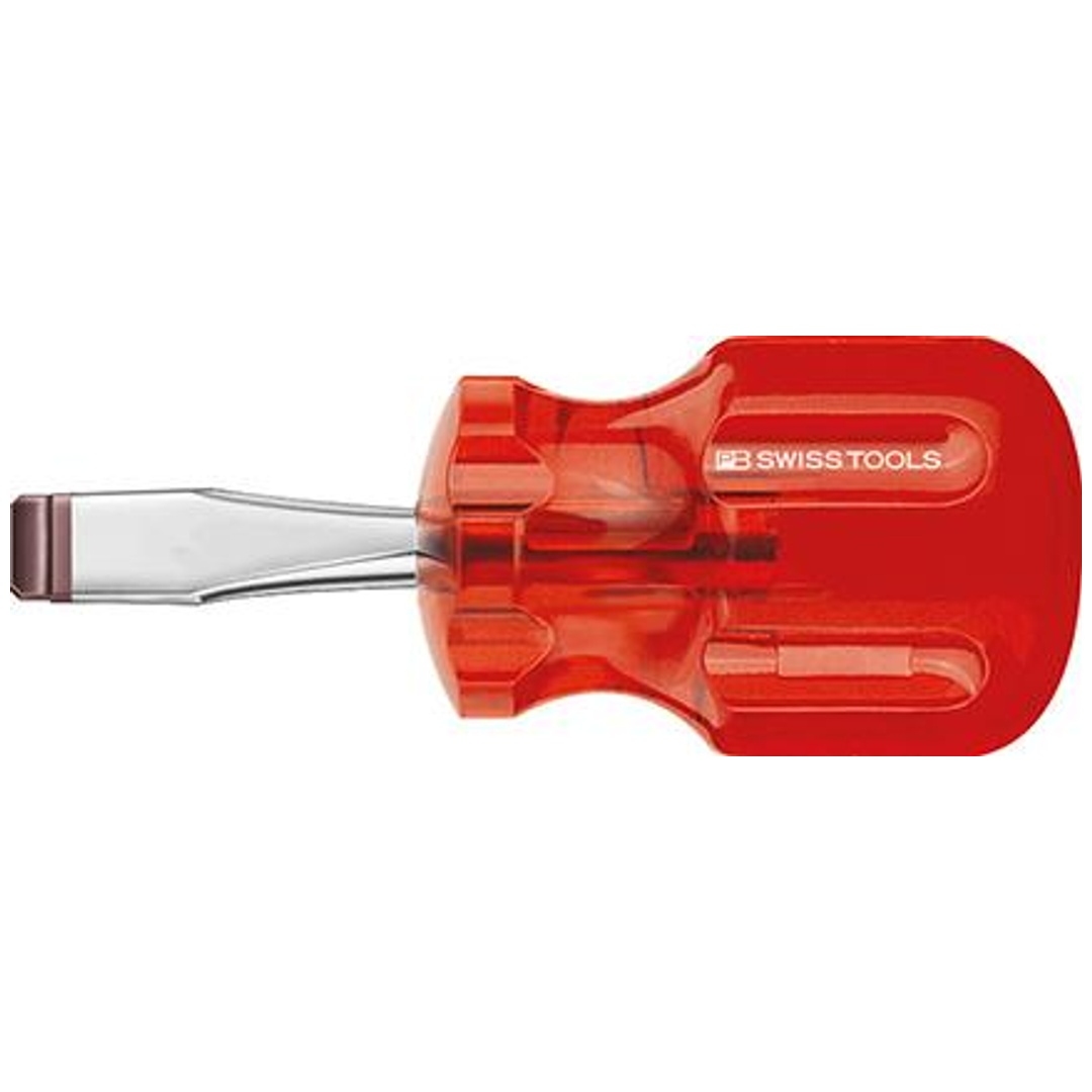 Swiss Tools Schraubendreher Stubby Schlitz 8 x1,2x 30mm Classic