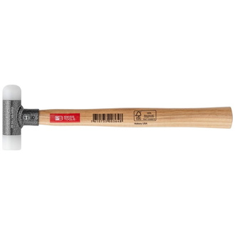 Swiss Tools Schonhammer mit Holzstiel rückschlagfrei 22mm