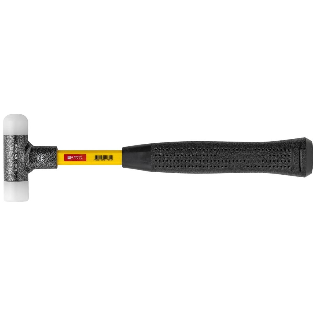 Swiss Tools Schonhammer mit Glasfaserstiel rückschlagfrei 32mm