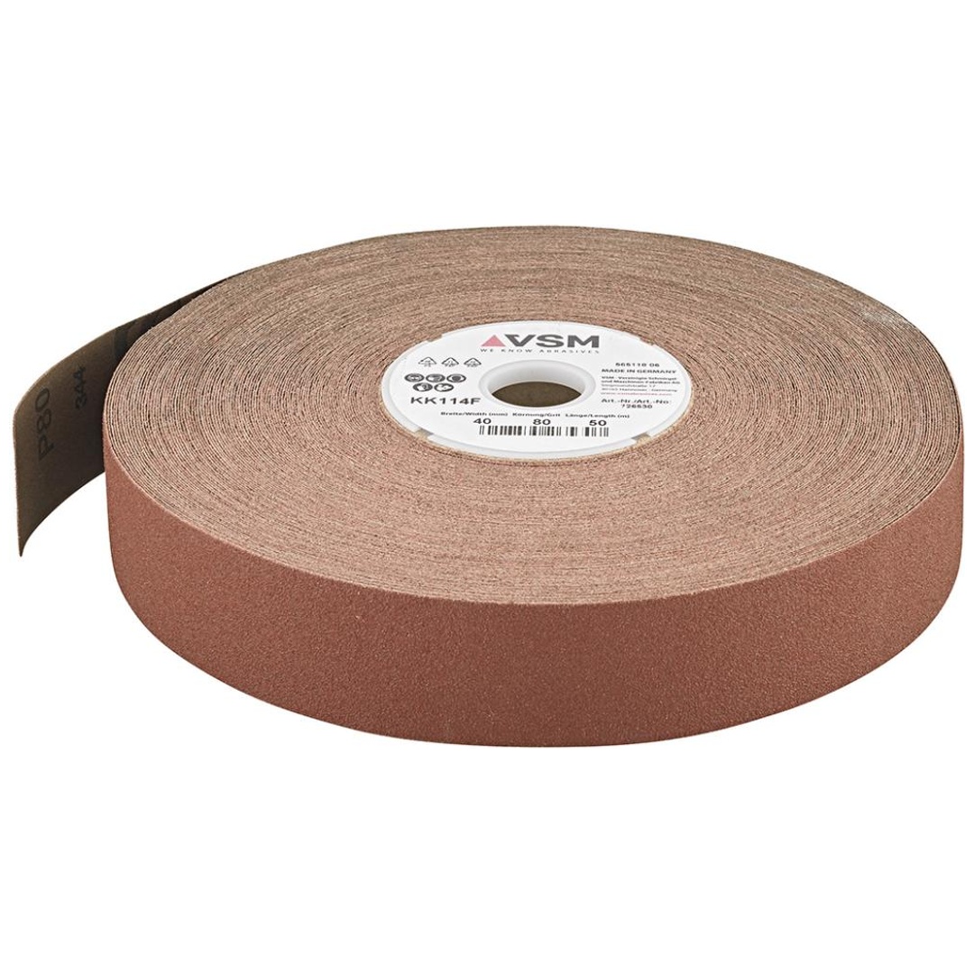 VSM Schleifgewebe 40mm K60 Sparrolle m