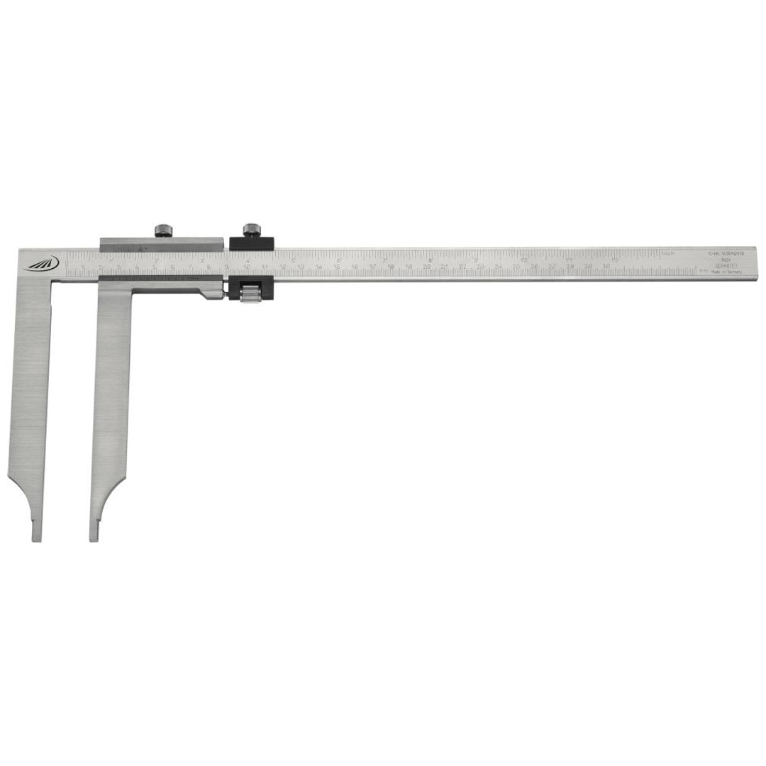 HELIOS PREISSER Werkstatt-Messschieber, ohne Spitzen, 300 x 150 mm, mit Feineinstellung HP