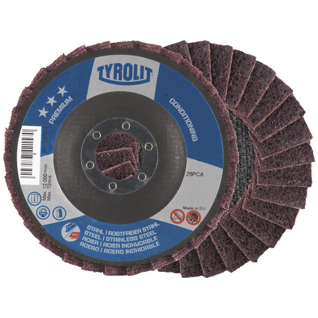 Tyrolit Fächerschleifscheibe Vlies SCM-A 115x22mm medium