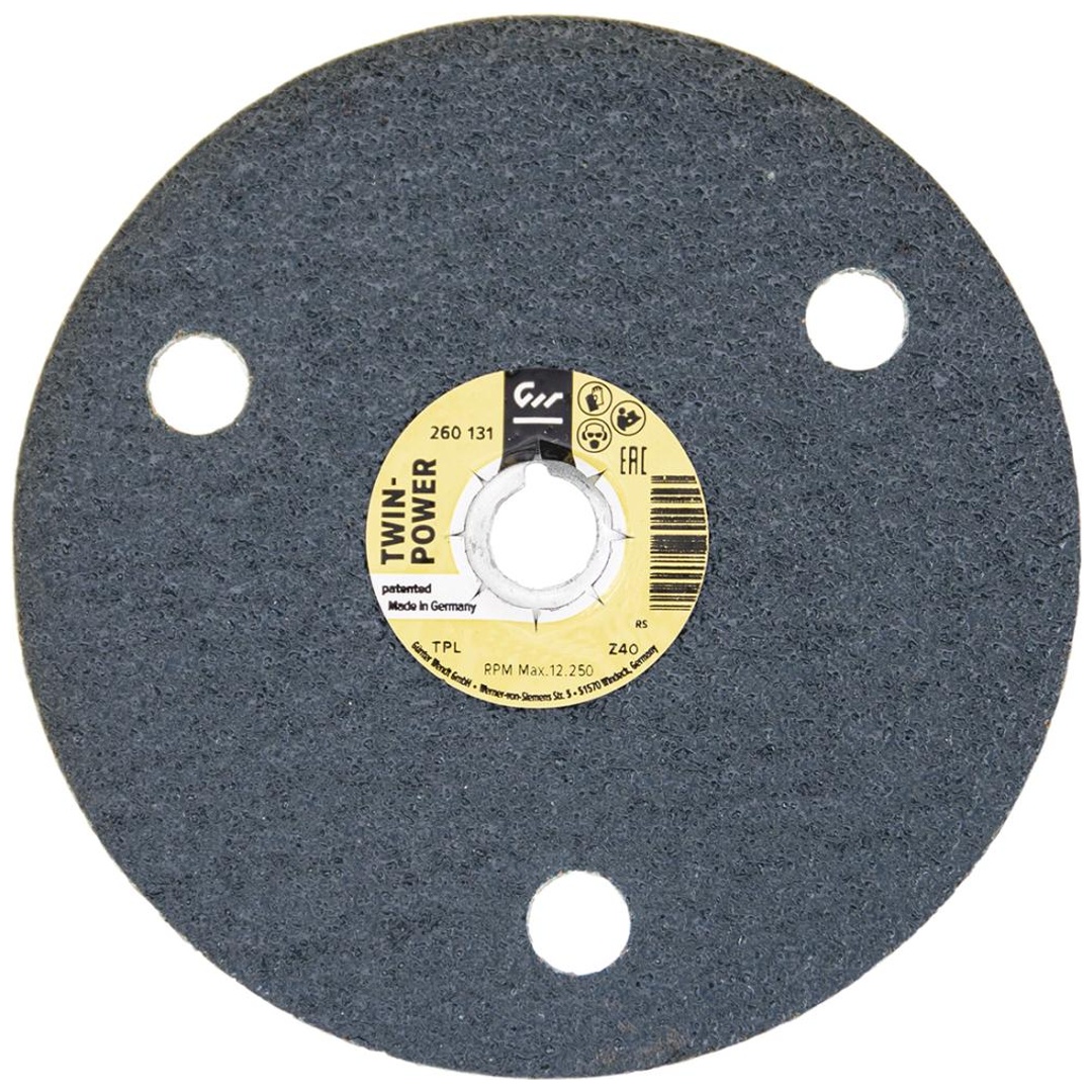 Wenko Wendt Schleifscheibe Twinpower 125 x 3,5mm Zirkonkorund K80