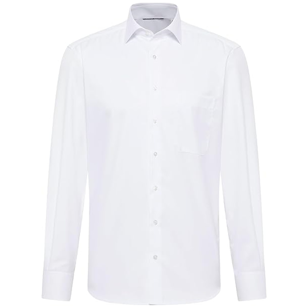 Eterna Herren Hemd Comfort Fit 8817-00-E19K AL: 68 cm Gr. 43 weiß