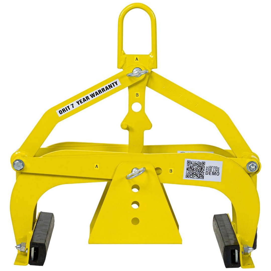 Versetzzange H 360 Greifbereich: 0 - 360 mm Pulverlackiert Gelb