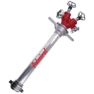 Klotz ADMIRAL Hydranten-Standrohr DN80C 2 Abg. CC m. Ventile, 110c m