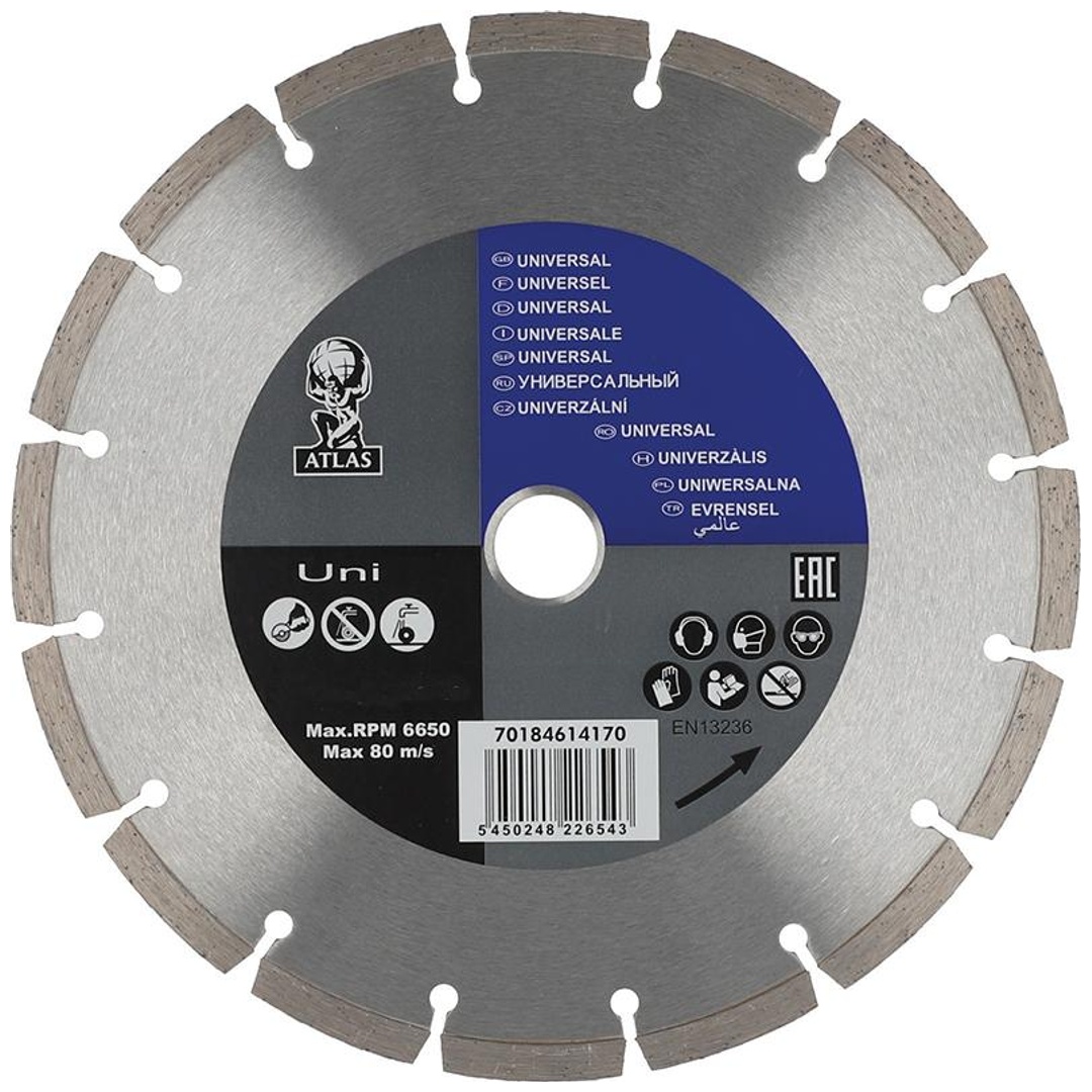 Norton Clipper Diamantblatt für WS Atlas Uni 125 mm