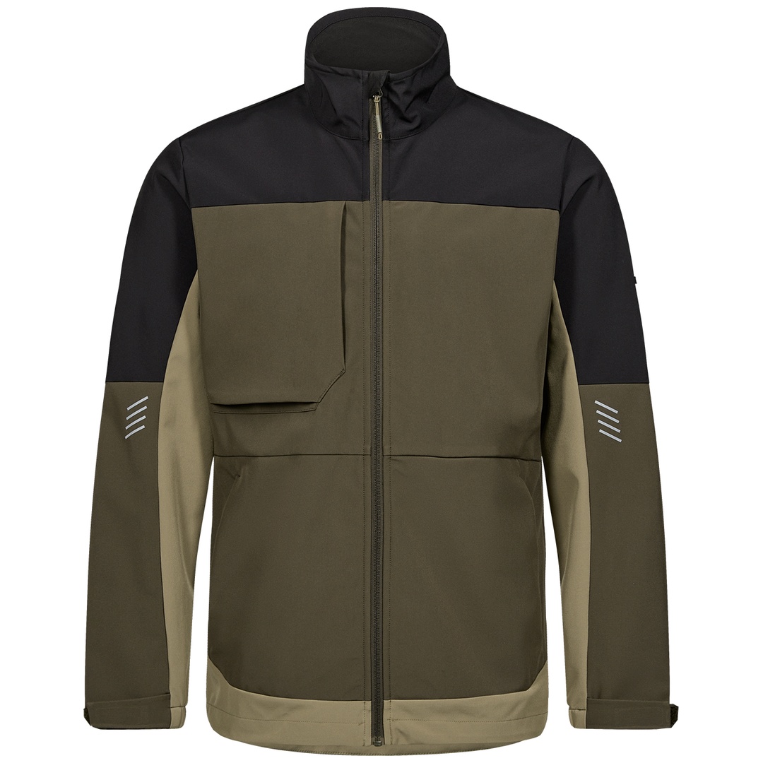 ENGEL Softshelljacke Entire 1327-140-5320 Gr. L forest green/schwarz