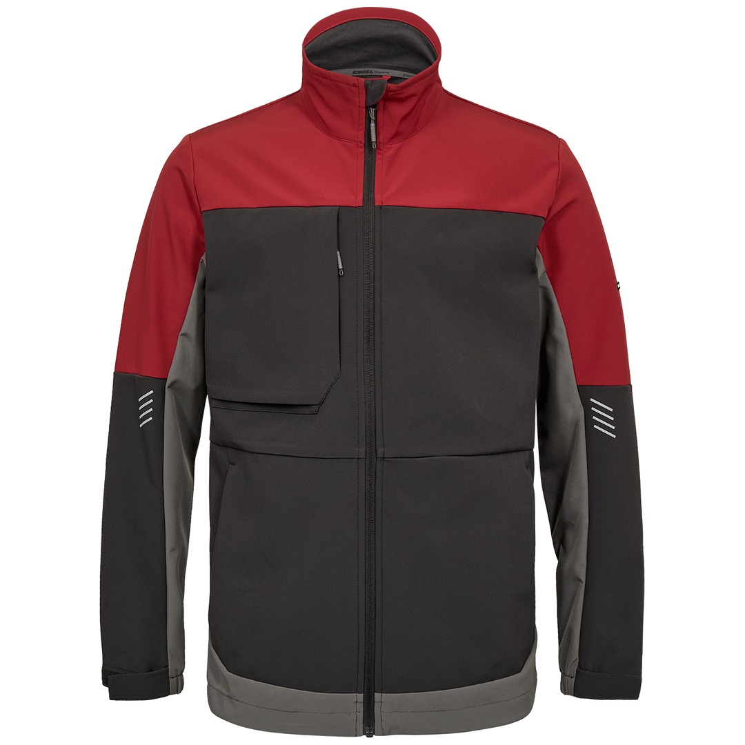 ENGEL Softshelljacke Entire 1327-140-7921 Gr. 4XL anthrazit/flame