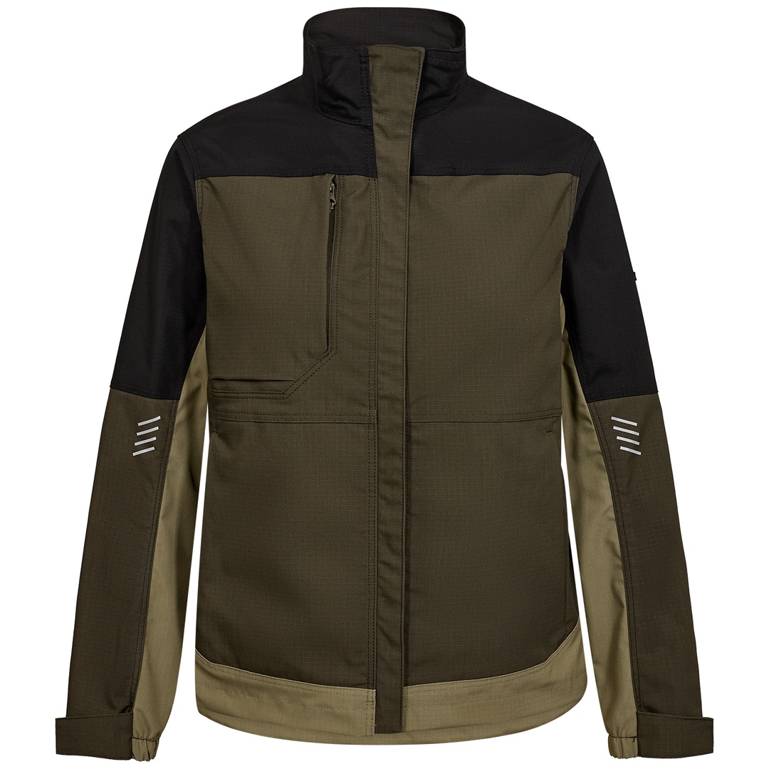 ENGEL Arbeitsjacke Entire Damen 1333-144-5320 Gr. 3XL forest green/schwarz