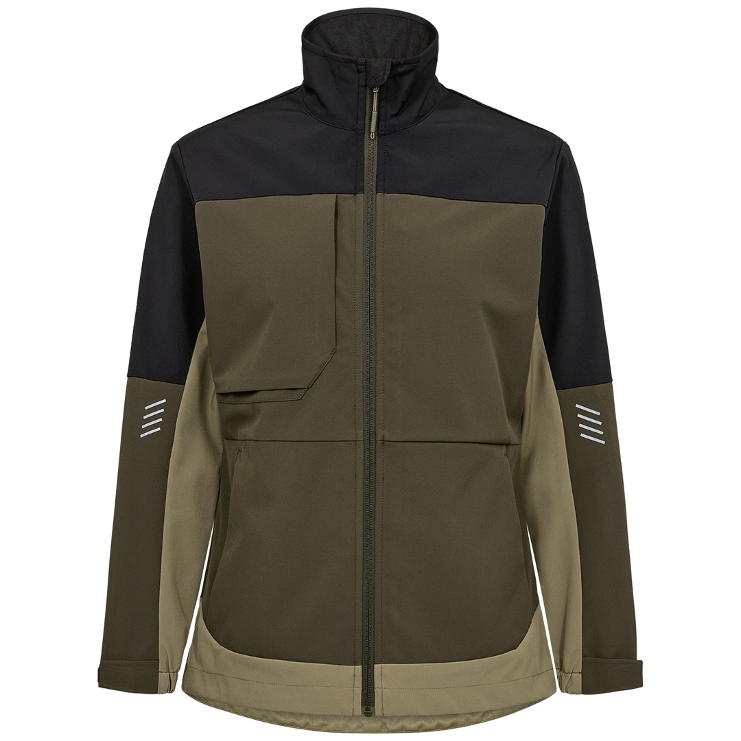 ENGEL Softshelljacke Entire Damen 1335-140-5320 Gr. L forest green/schwarz