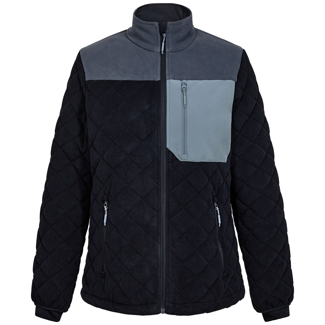 ENGEL gesteppte Fleecejacke Entire Damen 1336-143-50270 Gr. M deep blue/dark sea