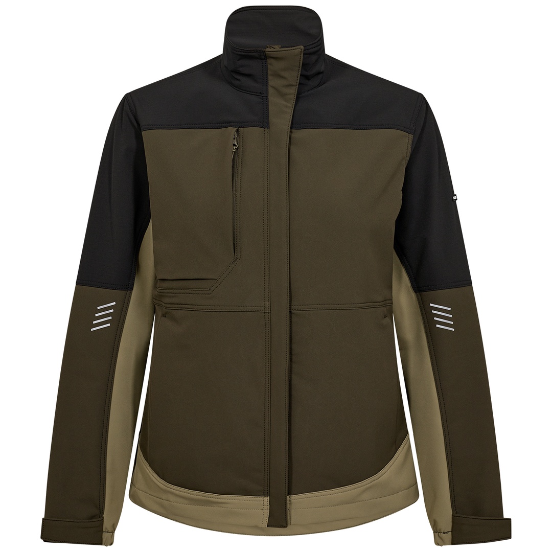 ENGEL Arbeitsjacke mit Stretch Entire Damen 1341-234-5320 Gr. XS forest green/schwarz