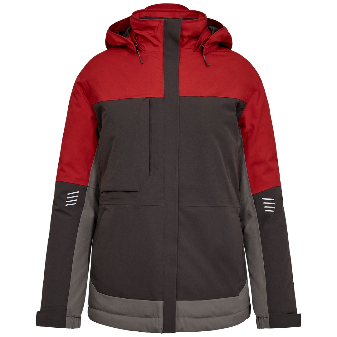 ENGEL Winterjacke Entire Damen 1435-176-7921 Gr. M anthrazit/flame