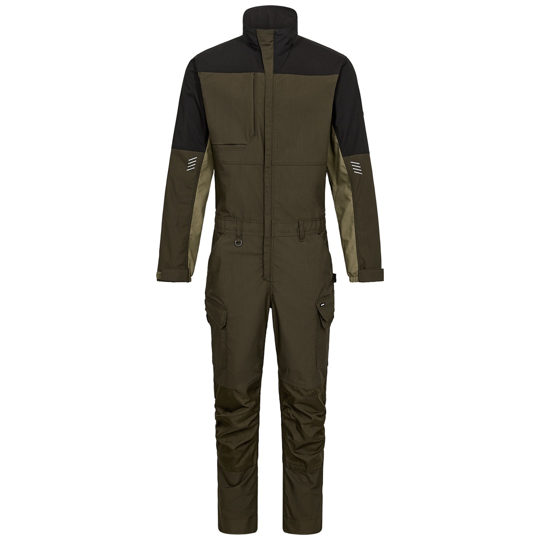 ENGEL Overall mit 2-Wege-Stretch 4329-144-5320 Gr. L forest green/schwarz